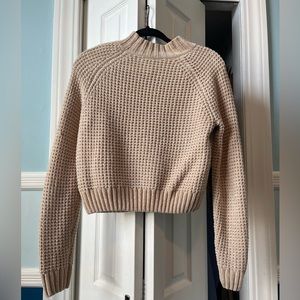H&M cropped turtleneck sweater!